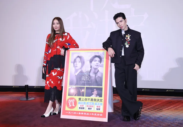老蕭與A-Lin為新歌拍攝微電影，下海飆演技。莊宗達攝