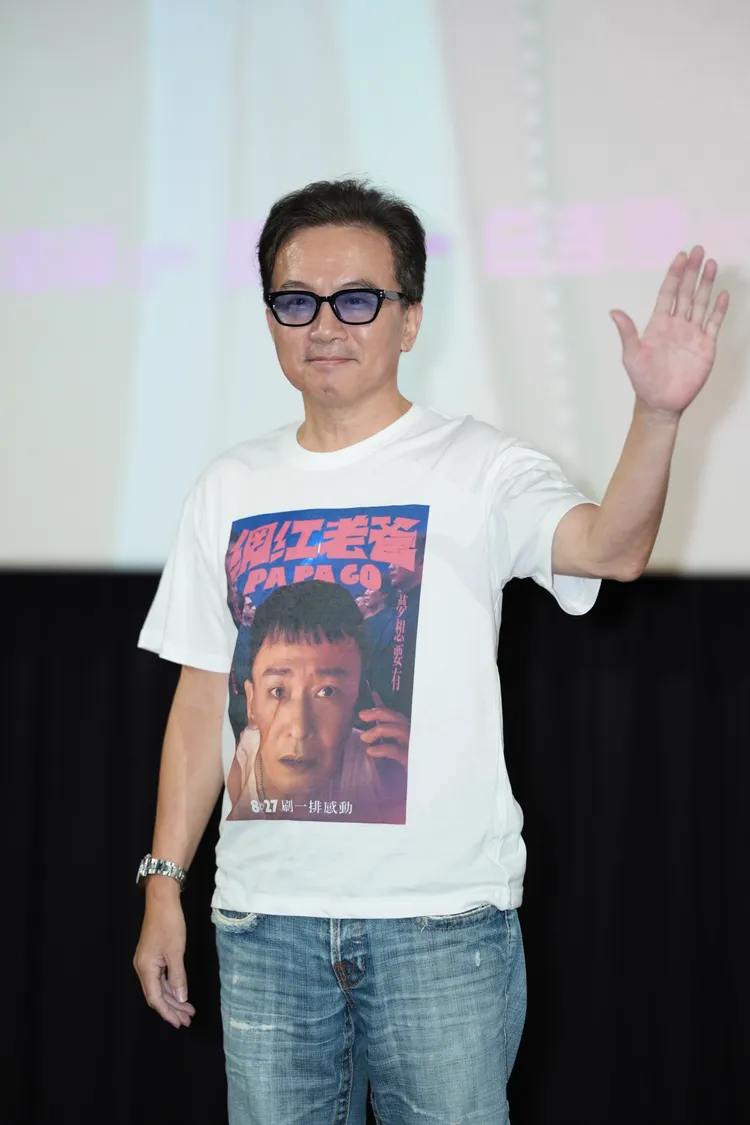 孫鵬出席《網紅老爸》預告發布會。彭欣偉攝