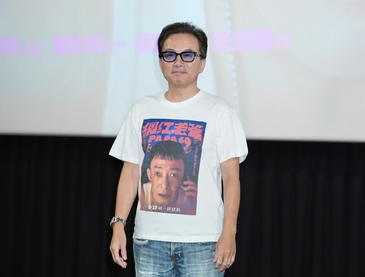孫鵬出席《網紅老爸》預告發布會。彭欣偉攝