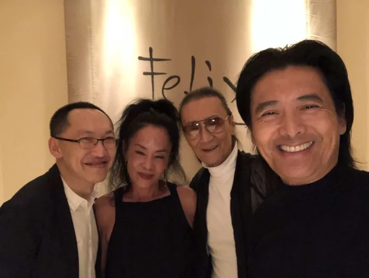 謝賢和周潤發。翻攝IG