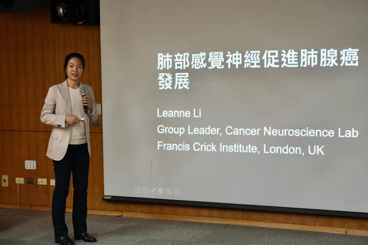 台大醫學系客座教授、現任英國弗朗西斯．克里克研究院李力恩博士。彭欣偉攝