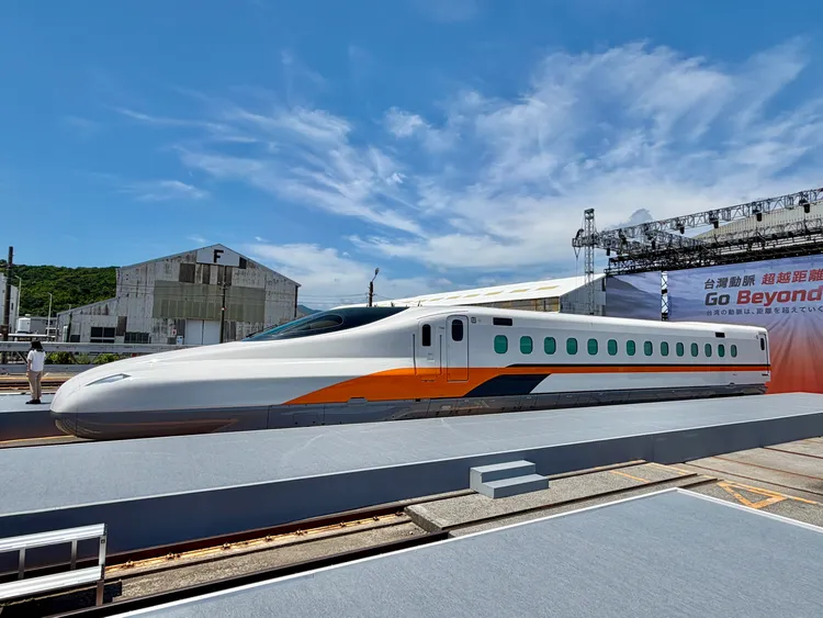 高鐵新世代列車N700ST今出廠。莊偉祺攝