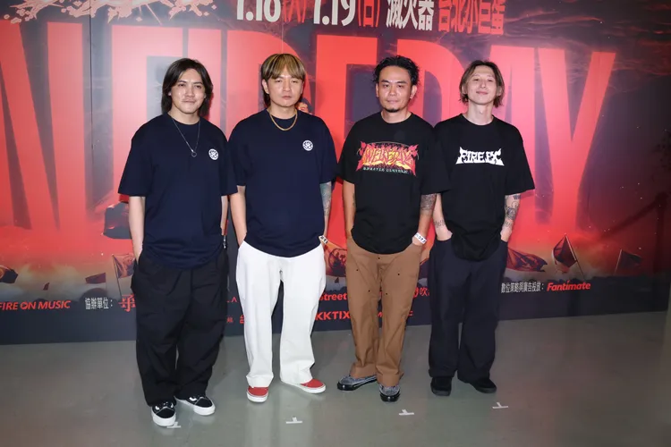 滅火器將於12月12日移師高雄巨蛋開唱。娛樂中心攝