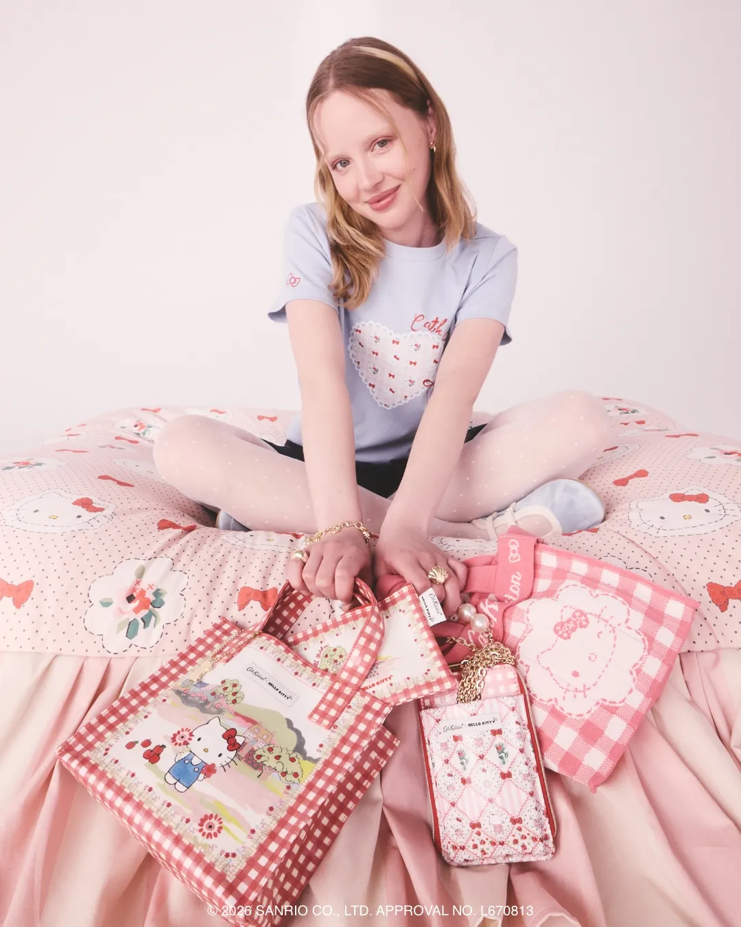 Cath Kidston × Hello Kitty聯名系列共推出3大印花。品牌提供