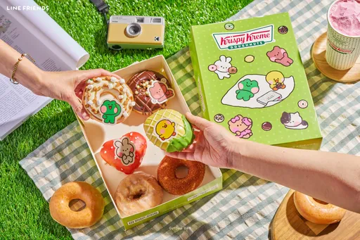 Krispy Kreme聯名LINE FRIENDS　甜甜圈67元起、周邊同步登場