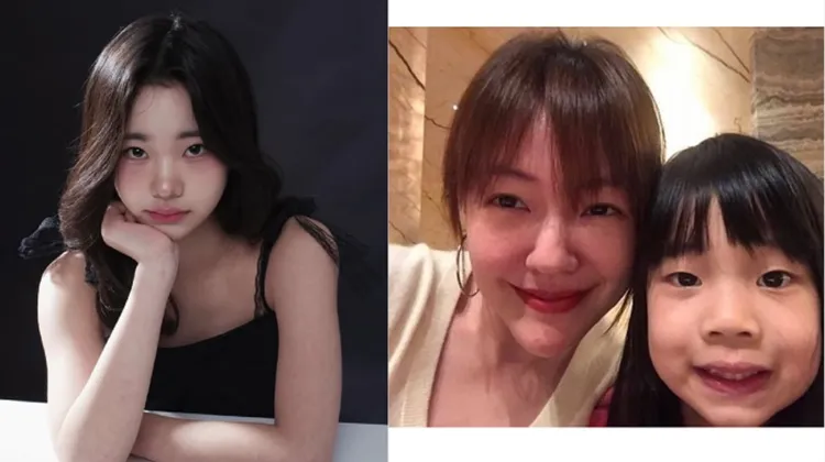 小S小女兒許老三9歲及13歲對比照。翻攝小S及alice_hsuuu IG