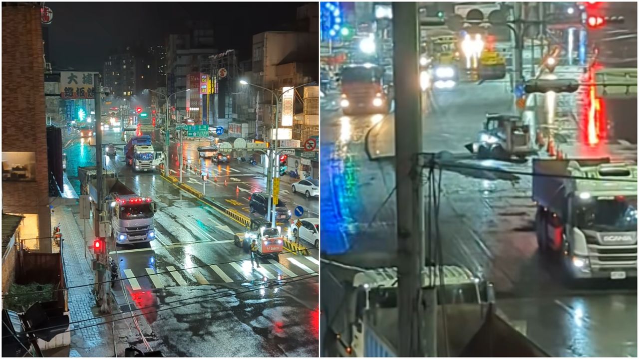 颱風前夕…汐止竟雨中挖馬路!民眾罵:浪費公帑也不是這樣