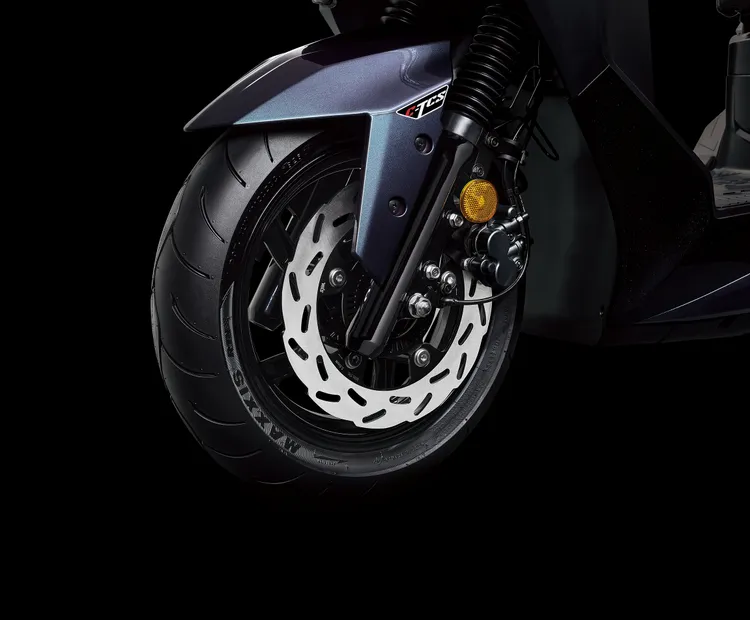 All New JET SL／SL+全車系升級268mm前浮動碟盤，前後均採用SYM專利浮動碟盤設計，官方表示制動力提升約29%。業者提供