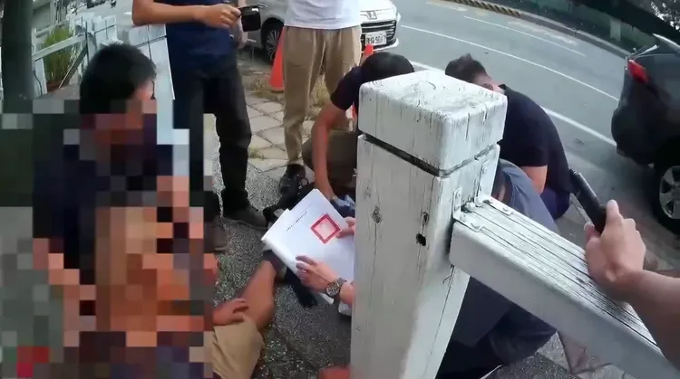 他作案後往外縣市逃逸，警方尋現在花蓮縣逮人，起出作案工具、變裝衣物等。民眾提供