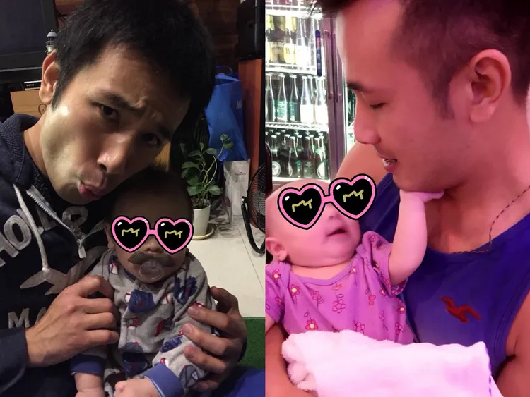 傅子純是游安順兒子的乾爹。翻攝自李佳綺臉書