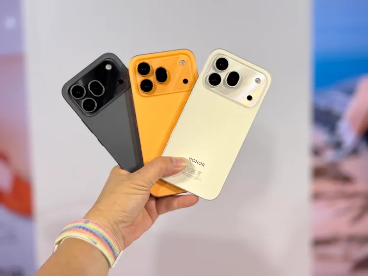 HONOR 600 Pro提供12GB＋512GB單一版本，推出旭日橙、雪原白、幻夜黑3色，售價為$29,990。趙筱文攝