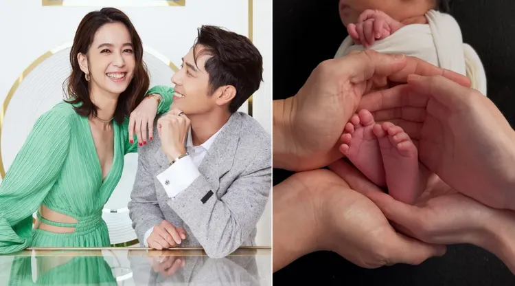 陳庭妮今午突然宣布生下女兒。翻攝陳庭妮臉書