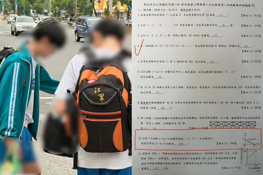 獨家｜公立國中老師段考數學科出題爆抄襲！　指導班分數竟超車資優生「洩題黑幕」曝光