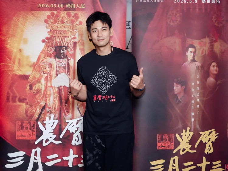 楊子儀化身「三穗道長」《農曆三月二十三》重回北港朝天宮。壹捌玖伍電影公司提供