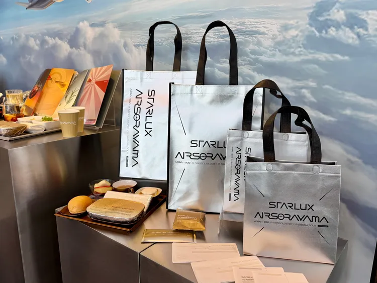 AIRSORAYAMA專屬備品也於發表會中首度亮相。莊偉祺攝
