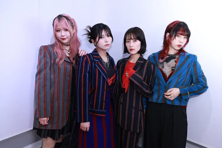 Faulieu.由貝斯手Ayano（左起）、主唱Canaco、吉他手Kaho、鼓手Mimori組成。彭欣偉攝