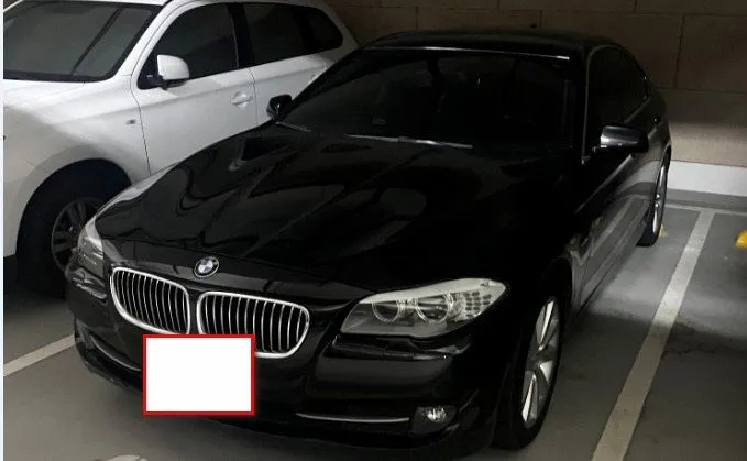 警方查扣BMW。翻攝畫面