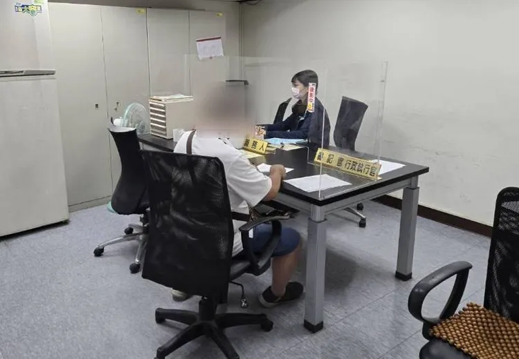 男子火速繳款。新竹分署提供