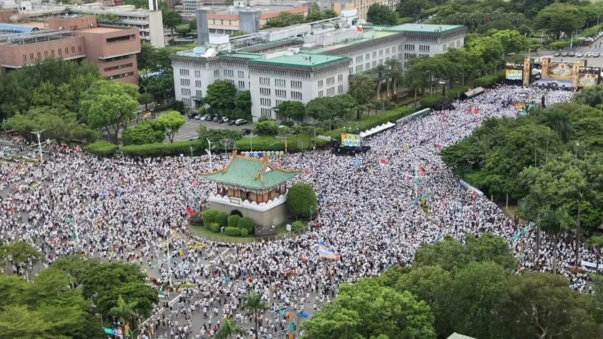 今晚凱道到底多少人　四叉貓「給出數字」坦言真的很多人