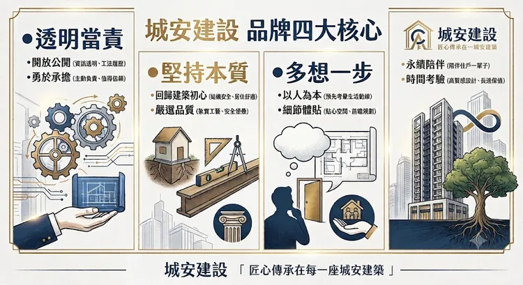 城安建設品牌四大核心