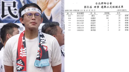 黃國昌律師公會改選只得3票被酸　張彤揭原因