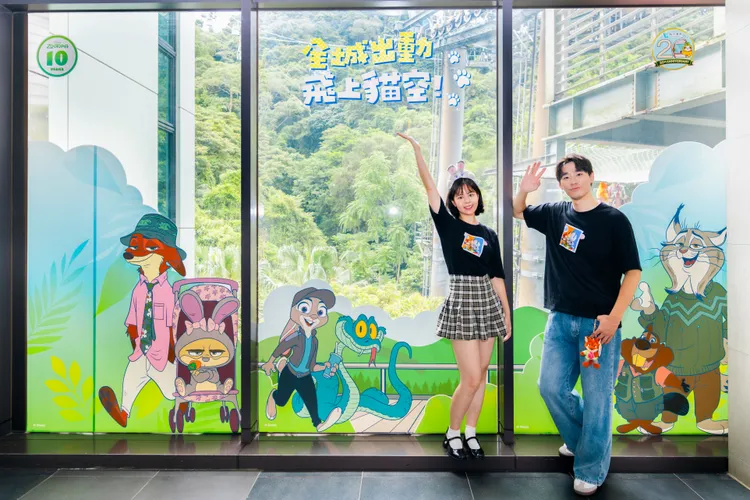 貓空站也打造大型主題拍照區。業者提供