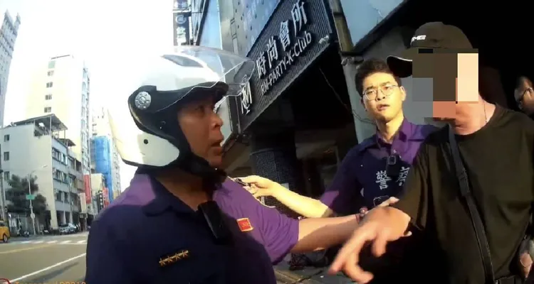 3名酒客遭警方移送法辦。翻攝畫面