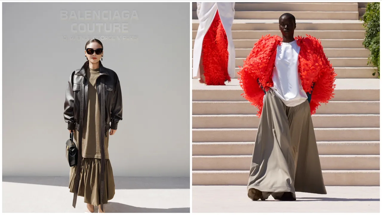 金馬影后馬思純戴墨鏡酷臉來看BALENCIAGA 2026秋冬高訂秀。翻攝IG、品牌提供
