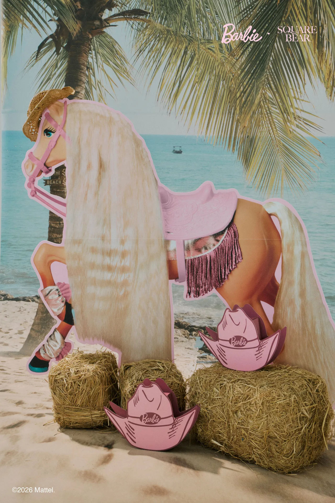 SQUAREBEAR與芭比Barbie™推出聯名系列。品牌提供