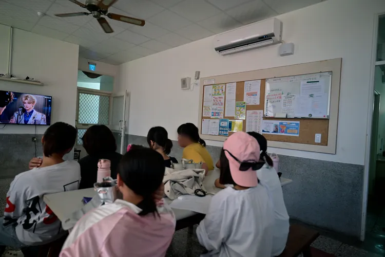 江許笋文教基金會協助全院新裝設34臺冷氣，讓院童舒適度過炎夏。財團法人江許笋文教基金會提供