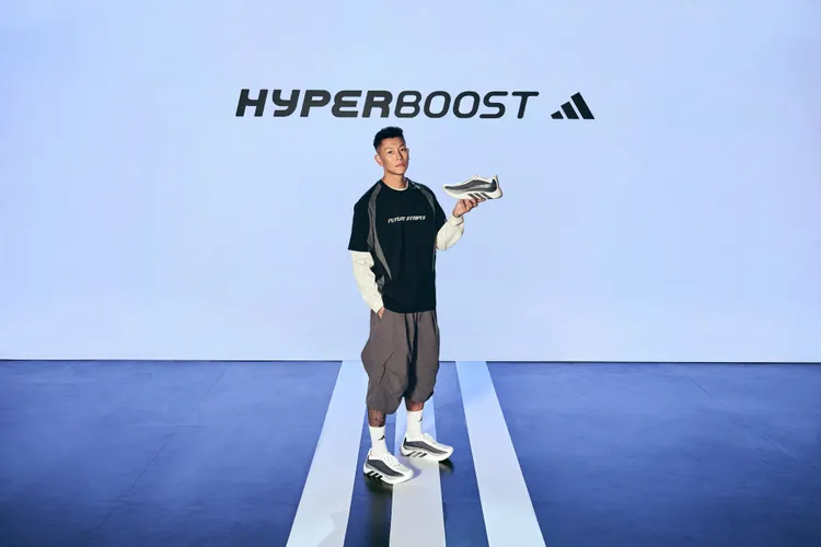瘦子出席adidas HYPERBOOST EDGE超級緩震跑鞋發布會。品牌提供