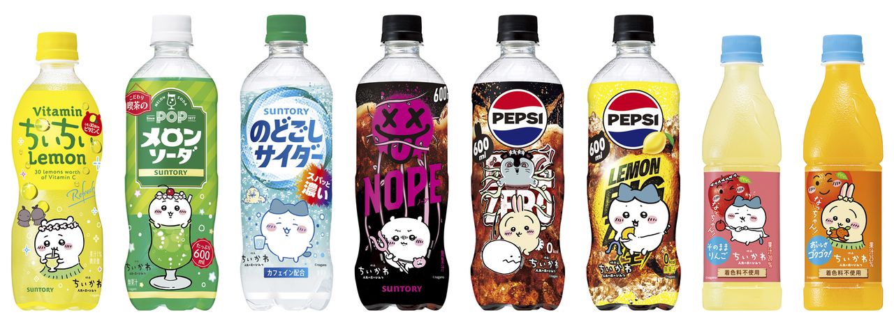 飲料全換「吉伊卡哇」!三得利推24款限定包裝 電影版經典場景全上瓶身