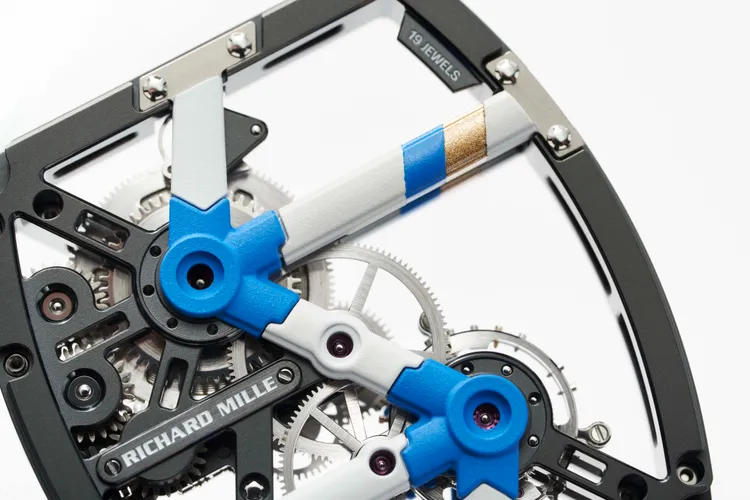 Richard Mille RM 64-01Colnago陀飛輪腕錶工藝圖。品牌提供