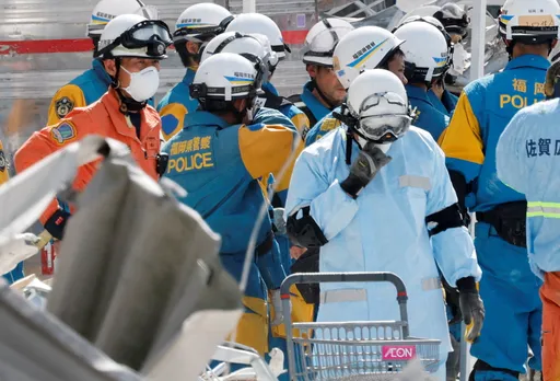 熊本強震死亡增至34人　日本製紙8死、永旺商場7死