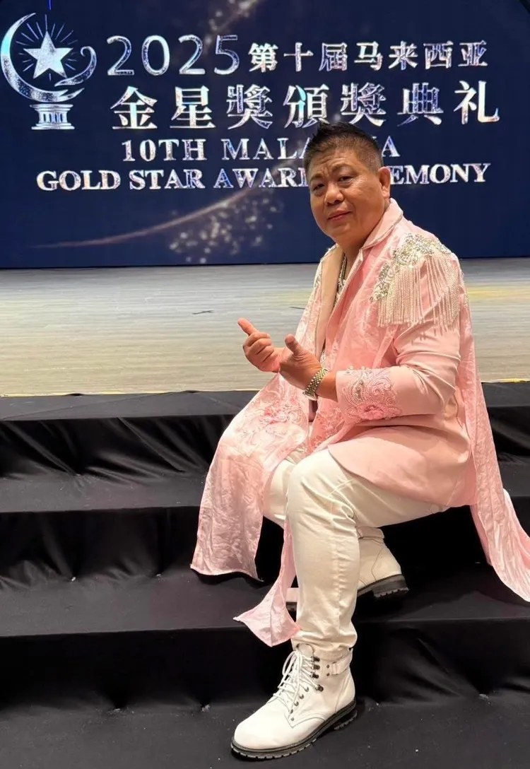 林濬揚獲得2025馬來西亞金星獎，海外傑出男歌手獎肯定。經紀人林懷德提供