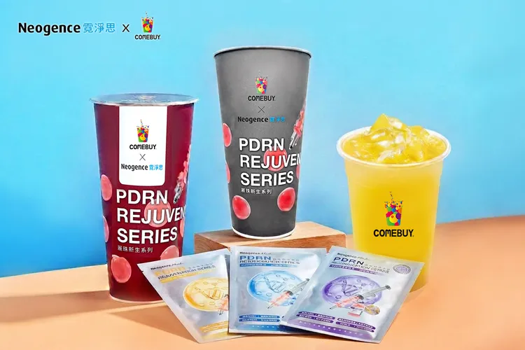 COMEBUY聯名霓淨思最新PDRN麗珠新生系列。業者提供