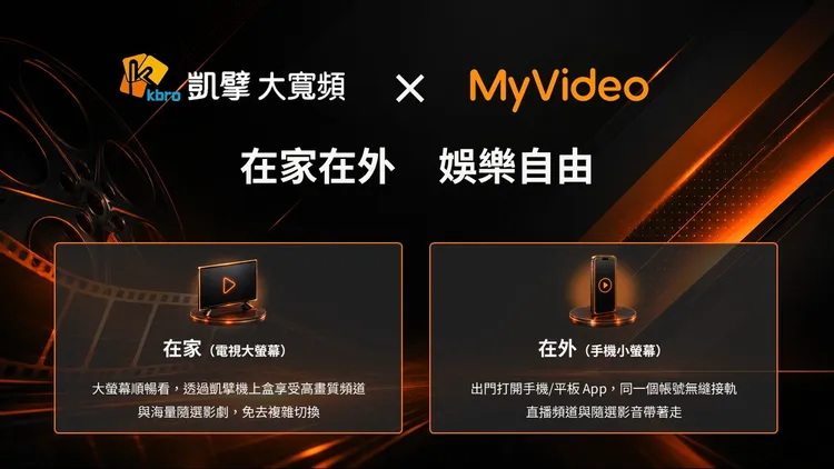 凱擘宣布與MyVideo展開深度合作。業者提供