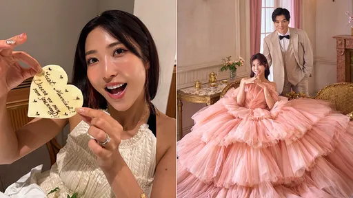 女優水川堇突曬婚紗照「我完售了」　比結婚更令達人驚訝是這件事