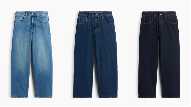Gap The Hailey Jean特級寬鬆牛仔褲，各2299元。品牌提供