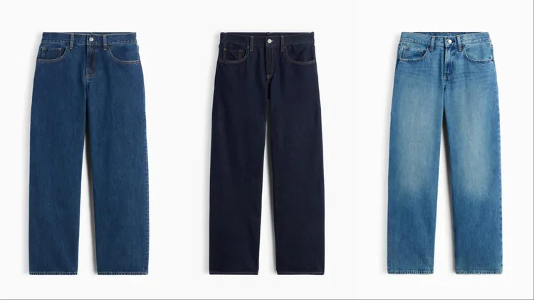Gap The Hailey Jean低腰寬鬆牛仔褲，各2299元。品牌提供