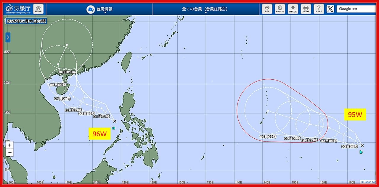 7月颱風季來了!本週「雙颱」恐同天生成 1強颱環流很大