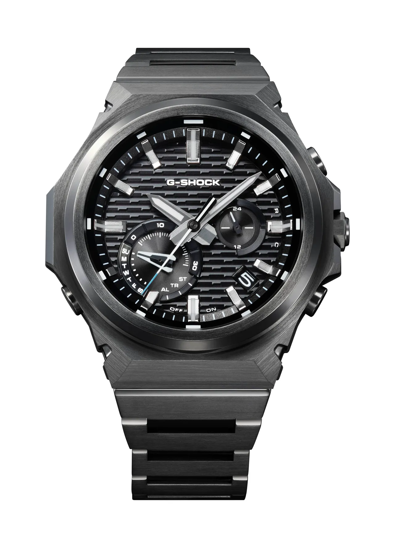 G-SHOCK G-STEEL系列GST-B1000BD-1A腕錶，1萬4000元。品牌提供