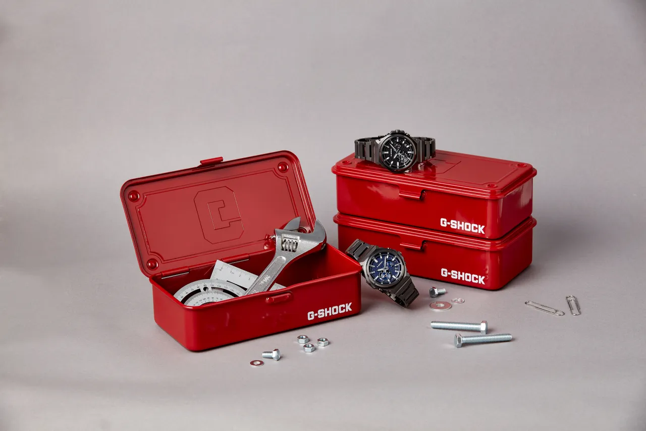 G-SHOCK攜手東洋鋼鐵打造單層工具盒。品牌提供