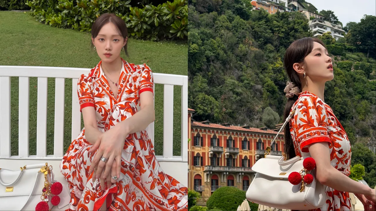 李聖經搶先換上Dolce&Gabbana秋季女裝系列。翻攝李聖經IG