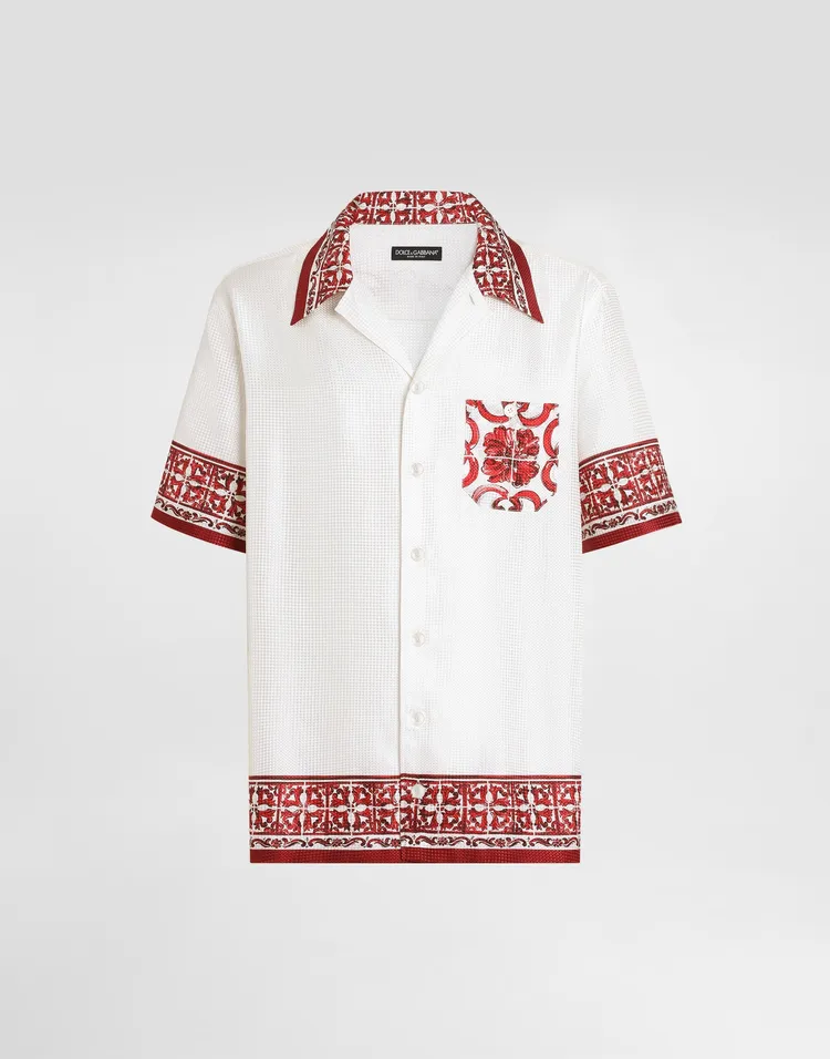 Dolce&Gabbana MAIOLICA Hawaii襯衫，7萬6250元。品牌提供