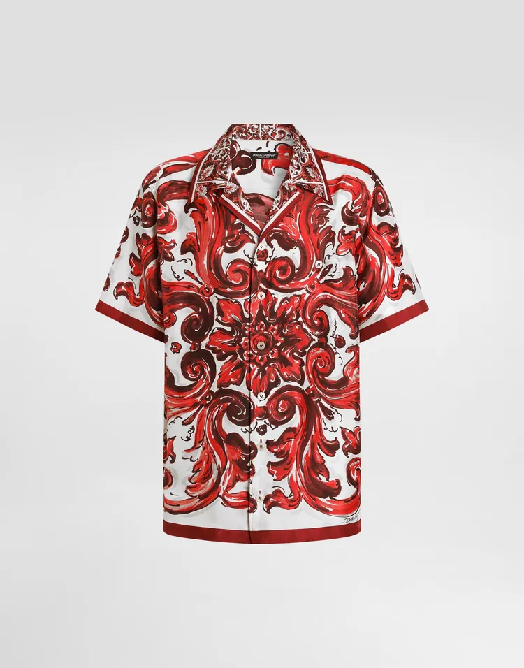 Dolce&Gabbana MAIOLICA滿版襯衫，7萬6250元。品牌提供