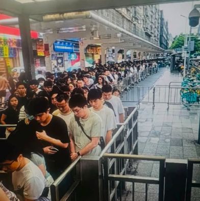便當都要過X光!深圳地鐵預演APEC安檢 進站得排30分鐘