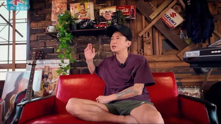 大野智露出手臂刺青。翻攝大野智IG