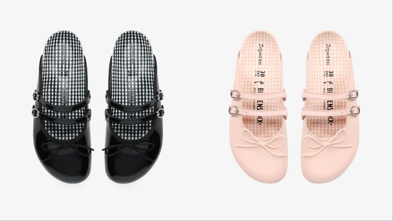 BIRKENSTOCK x Repetto聯名系列Scala鞋型，各1萬6580元。品牌提供