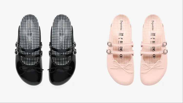 BIRKENSTOCK x Repetto聯名系列Scala鞋型，各1萬6580元。品牌提供
